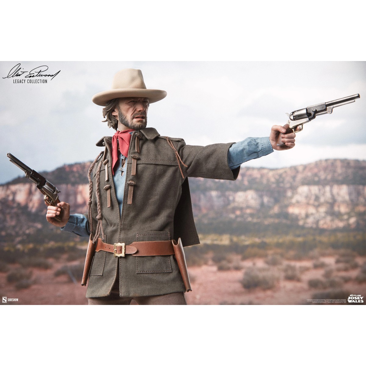 Sideshow - El forajido Josey Wales - Figura Forajido 1/6 - Clint Eastwood Legacy Collection