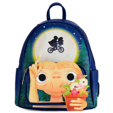 E.T. el Extraterrestre - Mini Mochila Loungefly "Estaré aquí mismo