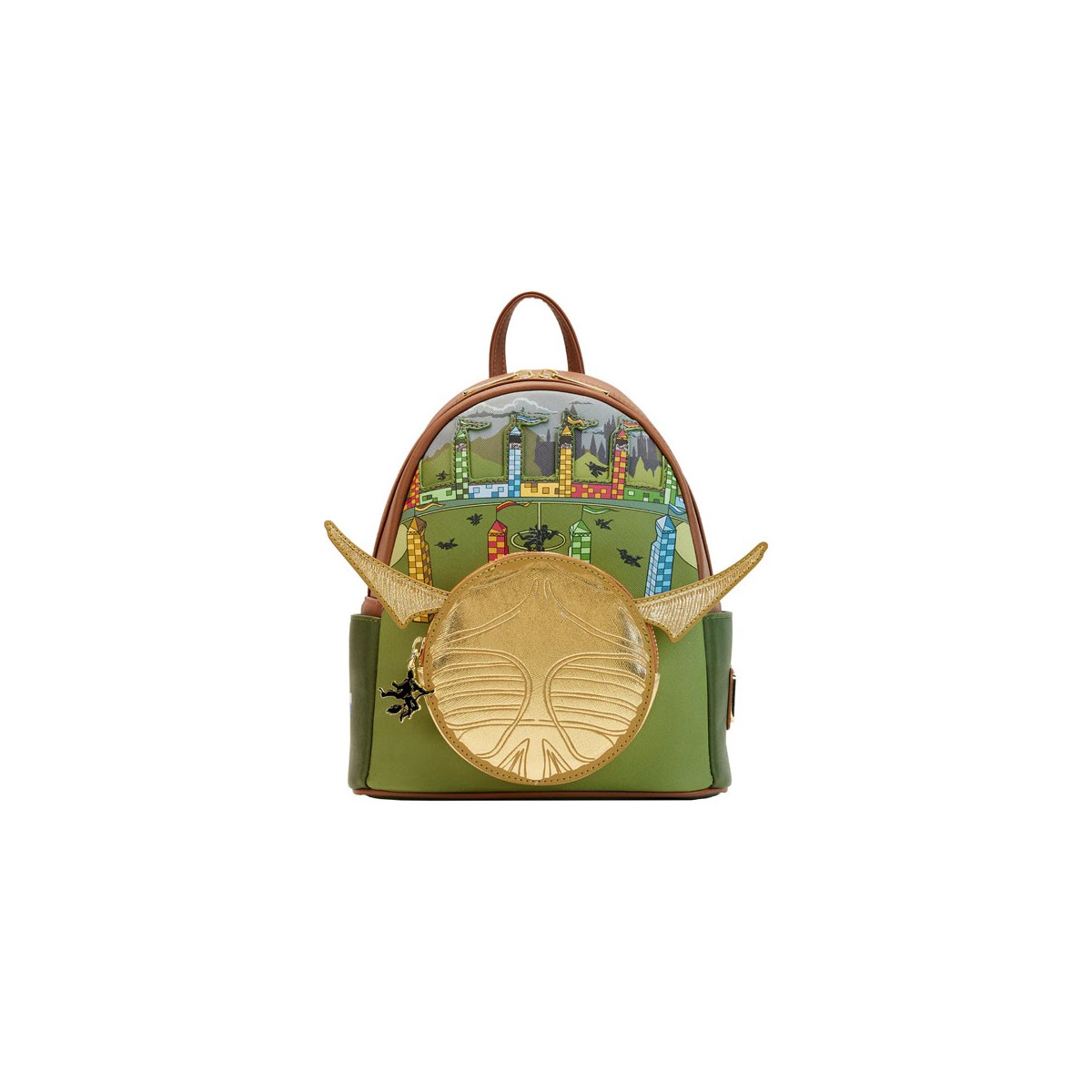 Harry Potter - Mini Mochila Loungefly Snitch Dorada