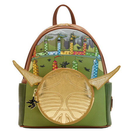 Harry Potter - Mini Mochila Loungefly Snitch Dorada
