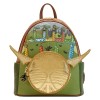 Harry Potter - Mini Mochila Loungefly Snitch Dorada