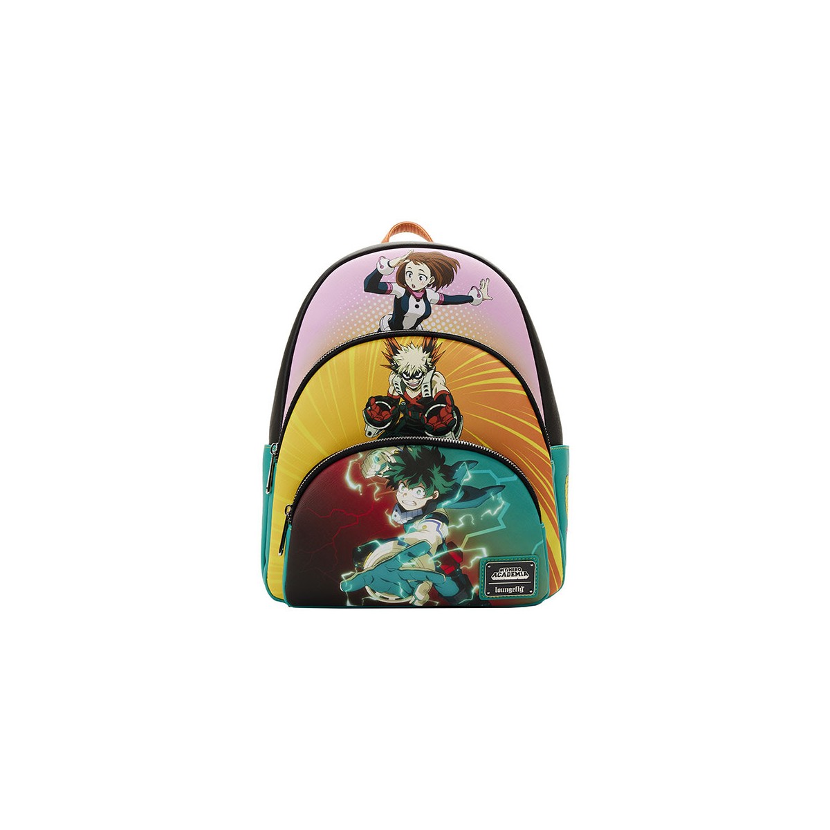 My Hero Academia - Mini Mochila Loungefly Escena Triple Bolsillo