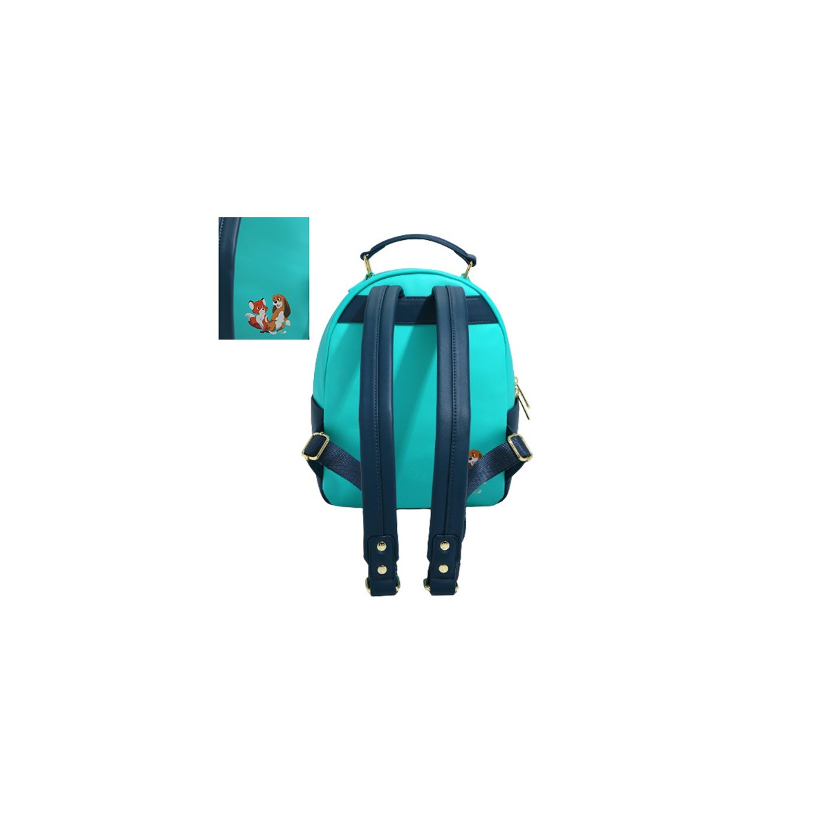 Disney Rox & Rouky - Mini Mochila Loungefly Bosque - El Zorro y el Sabueso