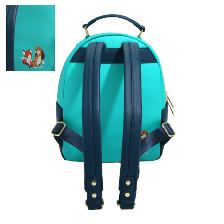 Disney Rox & Rouky - Mini Mochila Loungefly Bosque - El Zorro y el Sabueso