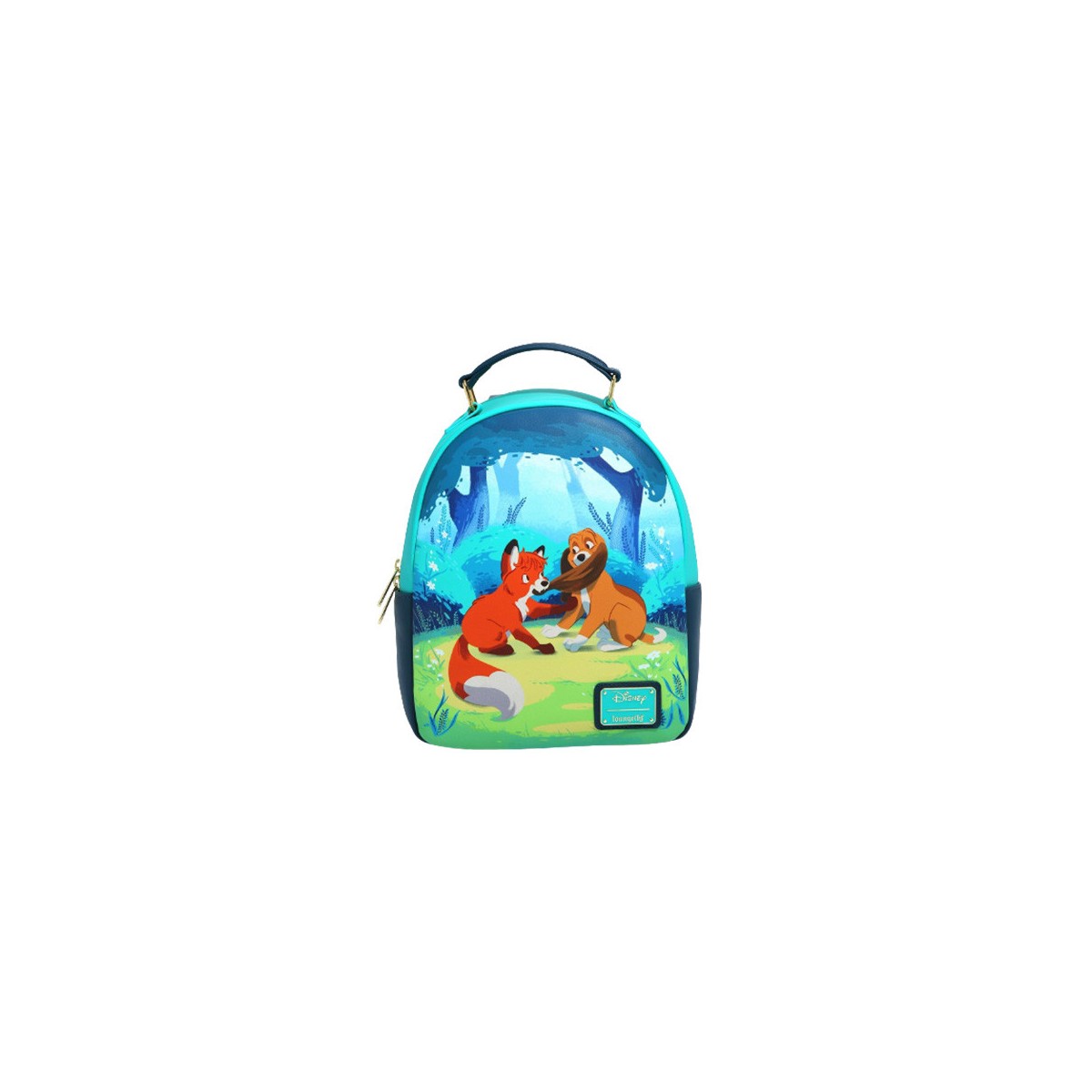 Disney Rox & Rouky - Mini Mochila Loungefly Bosque - El Zorro y el Sabueso