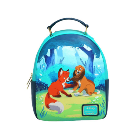 Disney Rox & Rouky - Mini Mochila Loungefly Bosque - El Zorro y el Sabueso