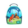Disney Rox & Rouky - Mini Mochila Loungefly Bosque - El Zorro y el Sabueso