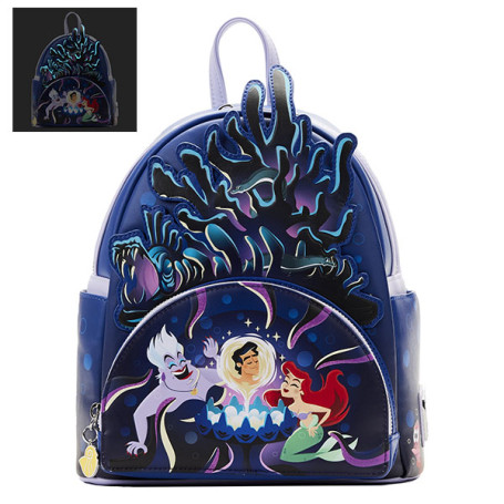 Disney La Sirenita - Loungefly Mini Mochila Ursula Lair