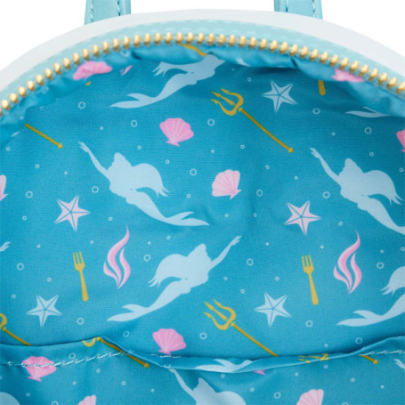 Disney La Sirenita - Loungefly Mini Mochila Tritón Regalo