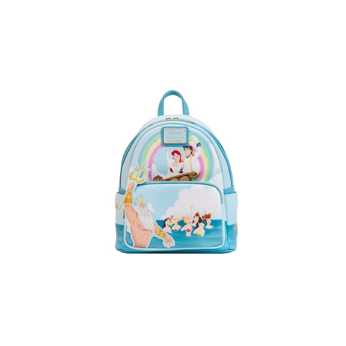Disney La Sirenita - Loungefly Mini Mochila Tritón Regalo