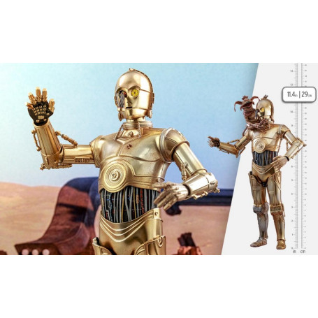 Hot Toys Star Wars - C-3PO MMS 1/6 - El Retorno del Jedi 40 Aniversario