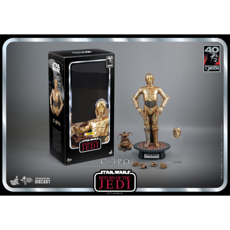 Hot Toys Star Wars - C-3PO MMS 1/6 - El Retorno del Jedi 40 Aniversario