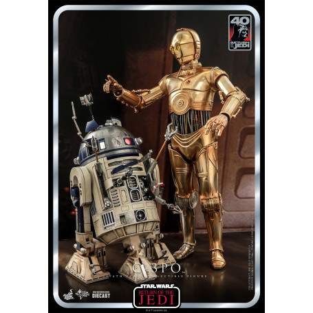 Hot Toys Star Wars - C-3PO MMS 1/6 - El Retorno del Jedi 40 Aniversario