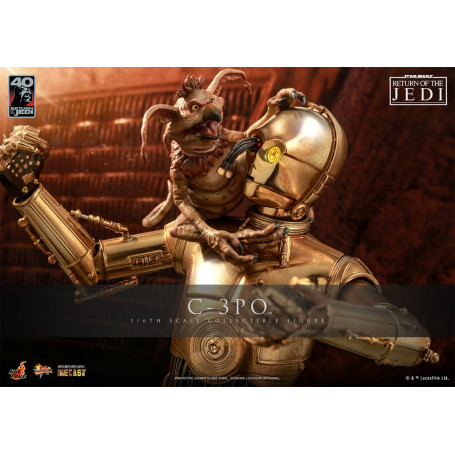 Hot Toys Star Wars - C-3PO MMS 1/6 - El Retorno del Jedi 40 Aniversario