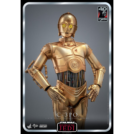 Hot Toys Star Wars - C-3PO MMS 1/6 - El Retorno del Jedi 40 Aniversario