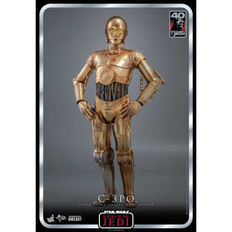 Hot Toys Star Wars - C-3PO MMS 1/6 - El Retorno del Jedi 40 Aniversario