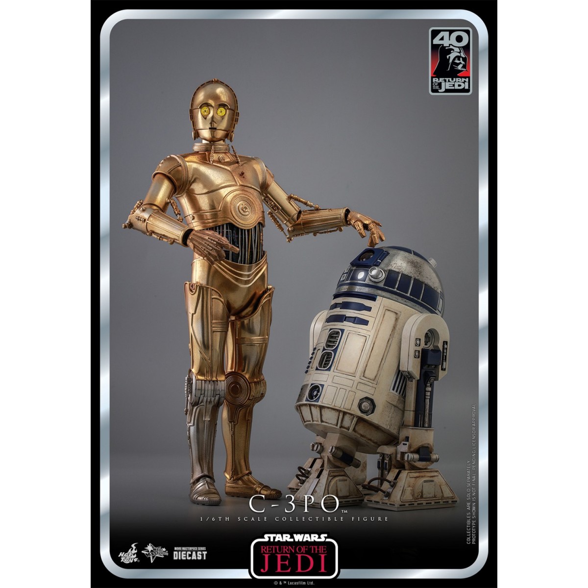 Hot Toys Star Wars - C-3PO MMS 1/6 - El Retorno del Jedi 40 Aniversario