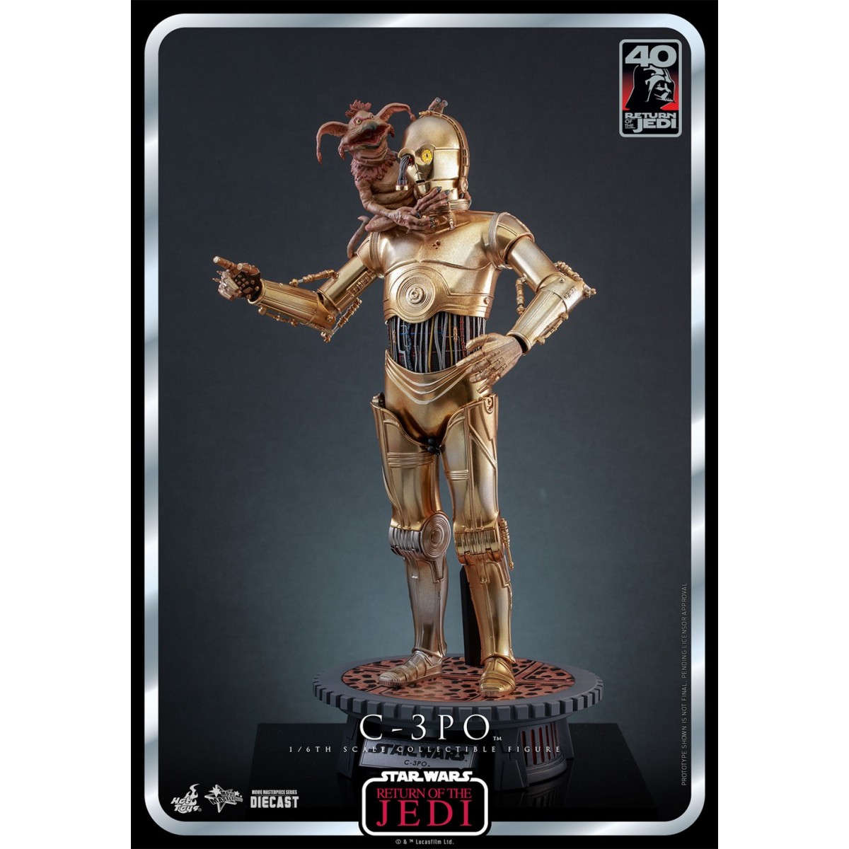 Hot Toys Star Wars - C-3PO MMS 1/6 - El Retorno del Jedi 40 Aniversario