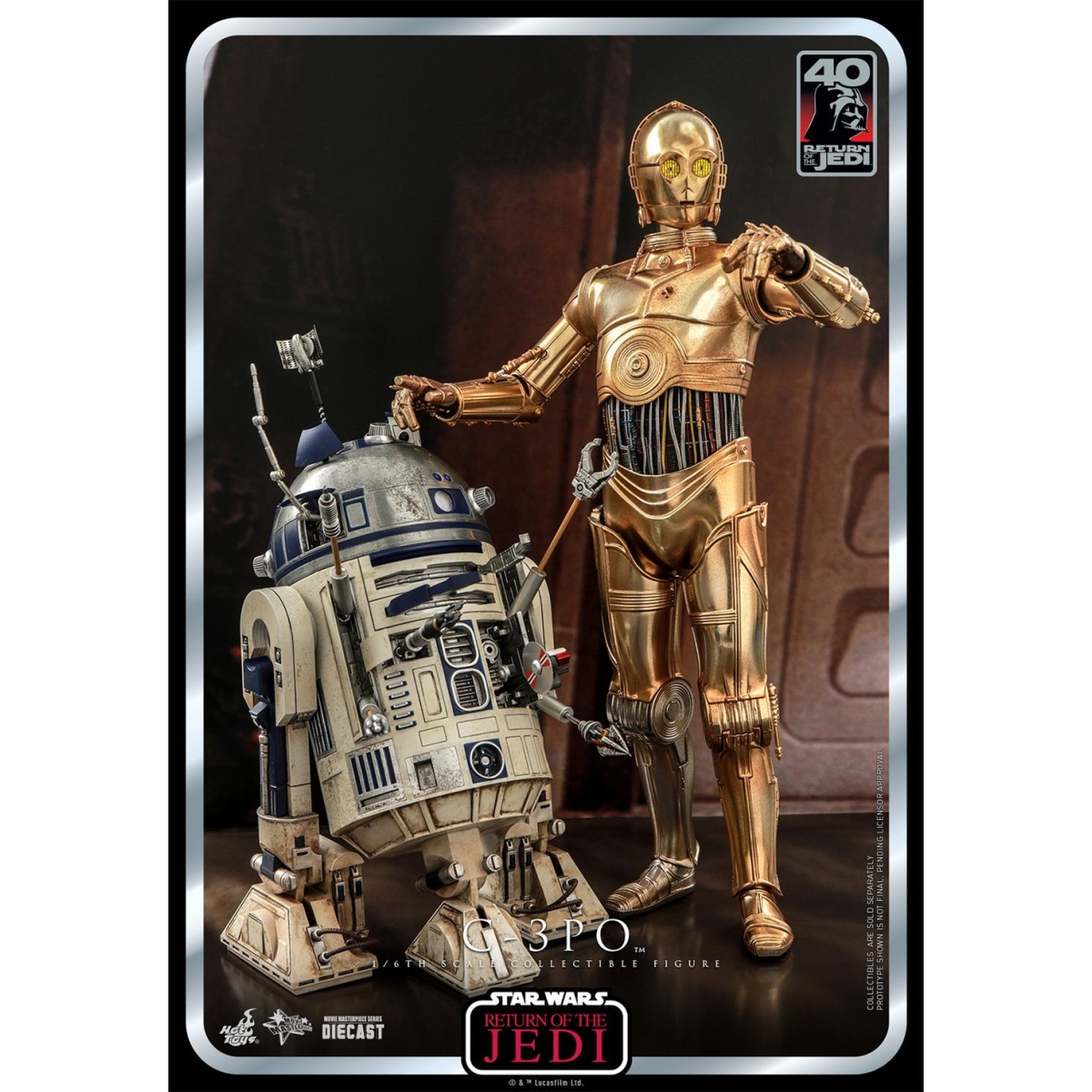 Hot Toys Star Wars - C-3PO MMS 1/6 - El Retorno del Jedi 40 Aniversario