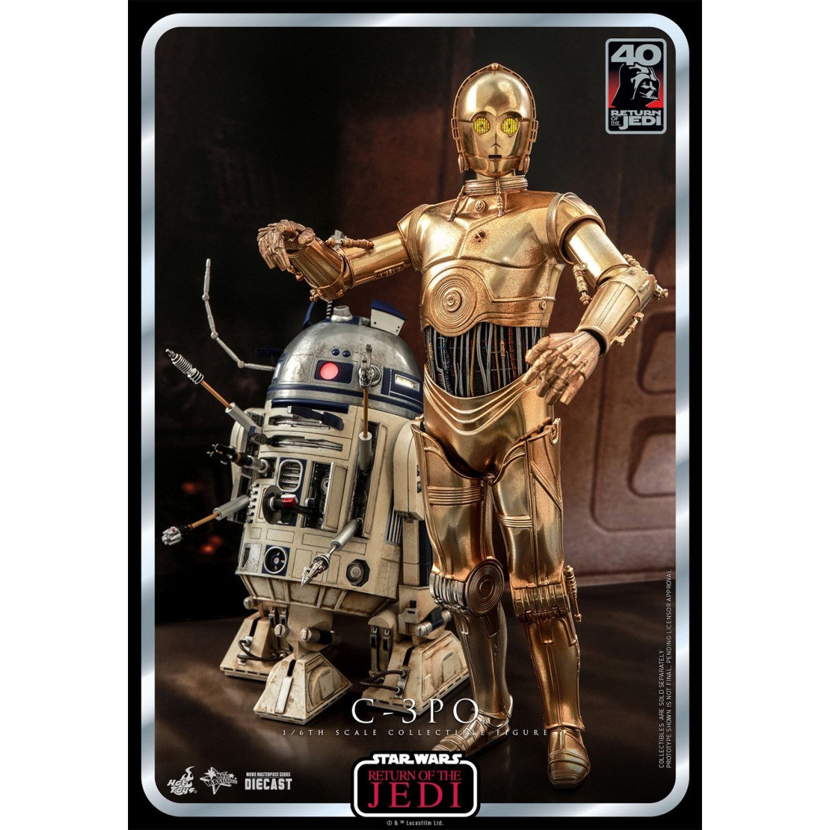 Hot Toys Star Wars - C-3PO MMS 1/6 - El Retorno del Jedi 40 Aniversario