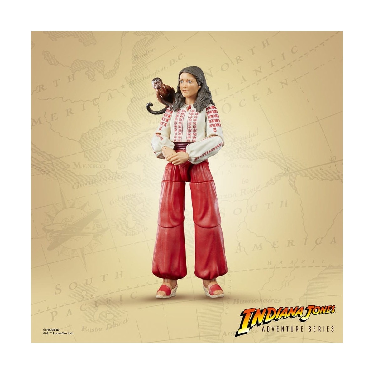 Hasbro - Marion Ravenwood - Indiana Jones Adventure Series: En busca del Arca Perdida 1/12