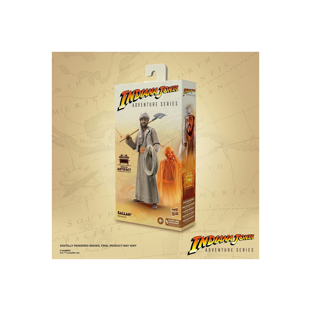Hasbro - Sallah - Indiana Jones Adventure Series: Raiders of the Lost Ark 1/12