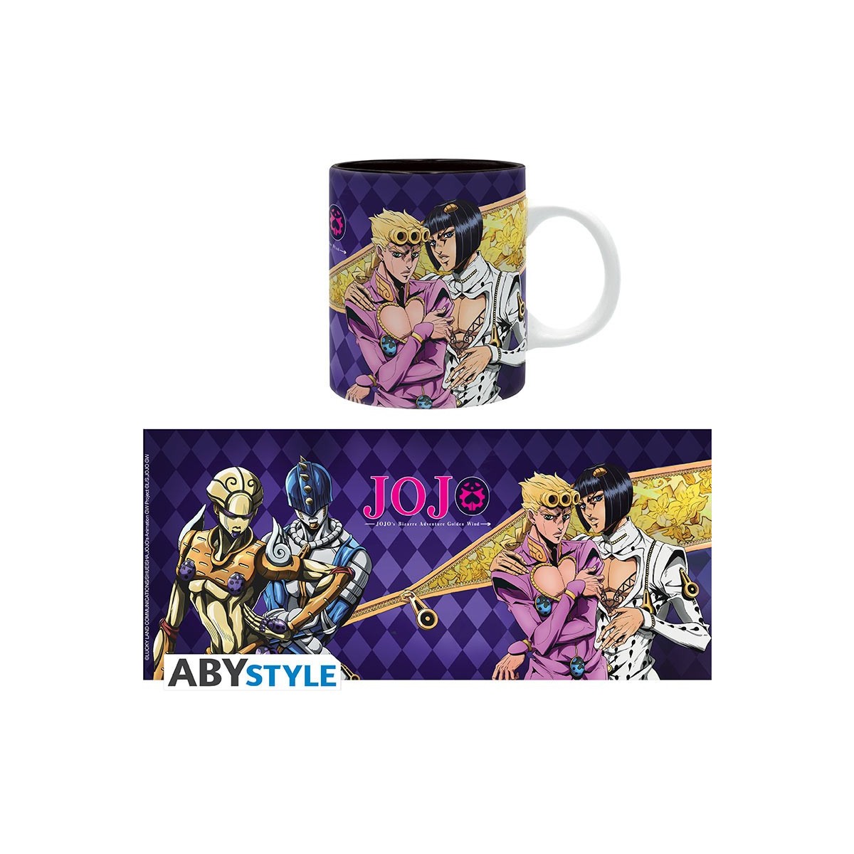 ABYstyle - LA EXTRAÑA AVENTURA DE JOJO - Taza - 320 ml - Giorno & Bruno