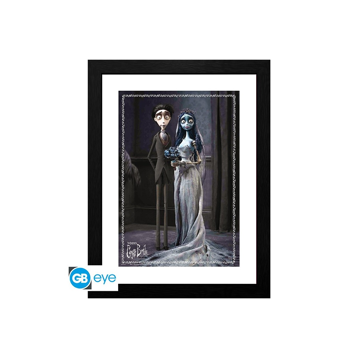 ABYstyle - CORPSE BRIDE - Impresión enmarcada "Emily & Victor" (30x40)