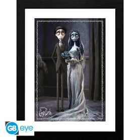 ABYstyle - CORPSE BRIDE - Impresión enmarcada "Emily & Victor" (30x40)