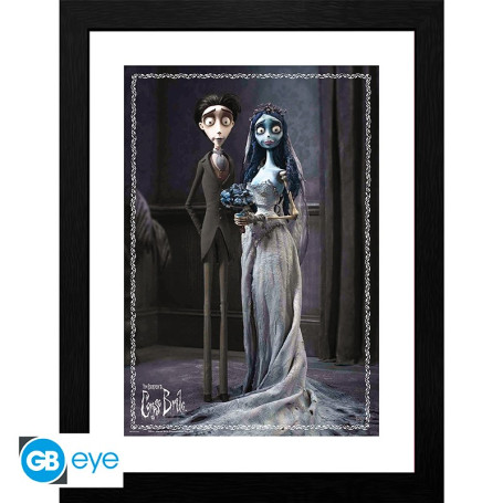 ABYstyle - CORPSE BRIDE - Impresión enmarcada "Emily & Victor" (30x40)