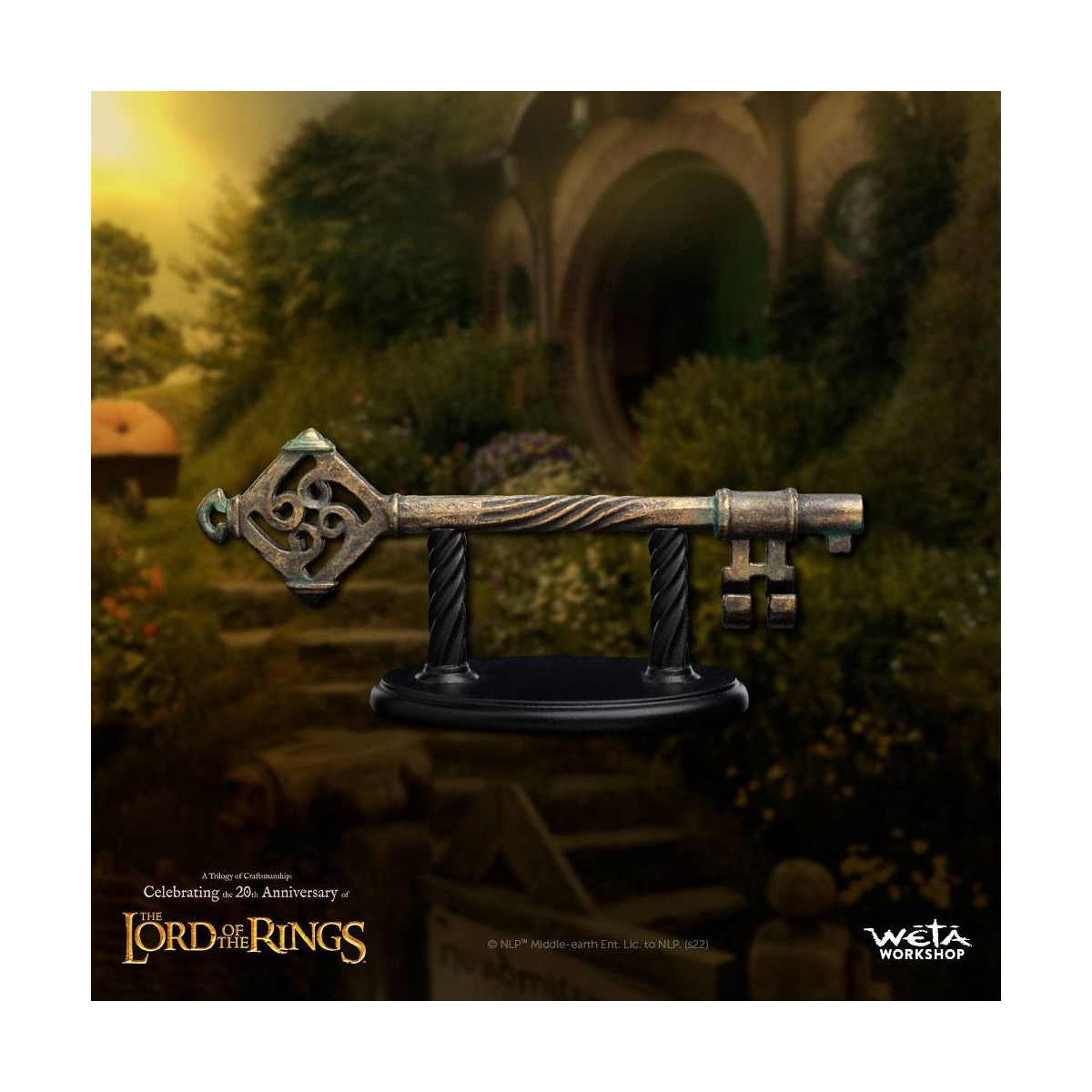 Weta Workshop - Llave de la mansión Cul-de-Sac - Réplica de El Señor de los Anillos 1/1