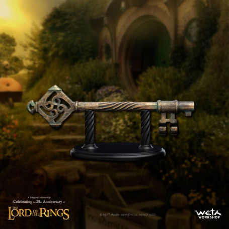 Weta Workshop - Llave de la mansión Cul-de-Sac - Réplica de El Señor de los Anillos 1/1