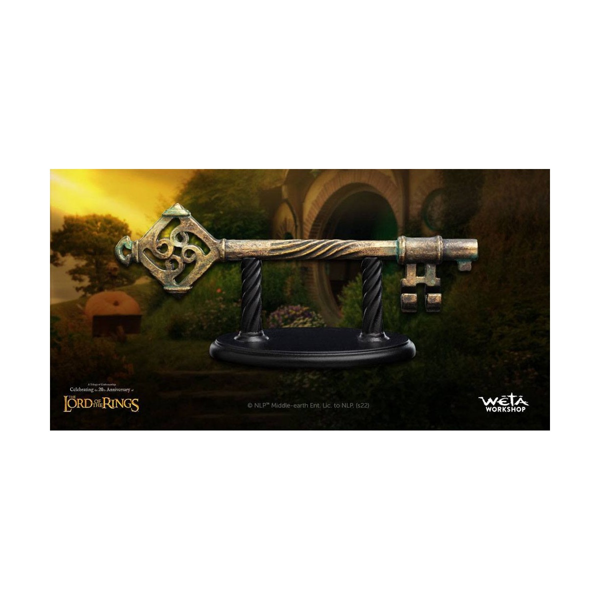 Weta Workshop - Llave de la mansión Cul-de-Sac - Réplica de El Señor de los Anillos 1/1