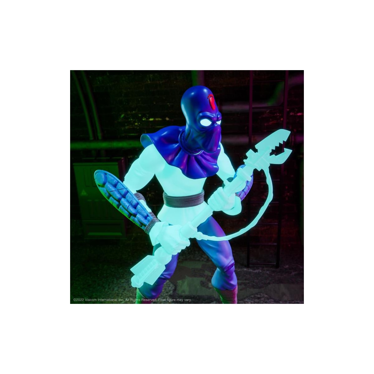 Super 7 - TMNT Ultimates GLOW-IN-THE-DARK FOOT SOLDIER Exclusivo - Teenage Mutant Ninja Turtles