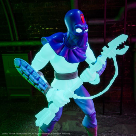 Super 7 - TMNT Ultimates GLOW-IN-THE-DARK FOOT SOLDIER Exclusivo - Teenage Mutant Ninja Turtles