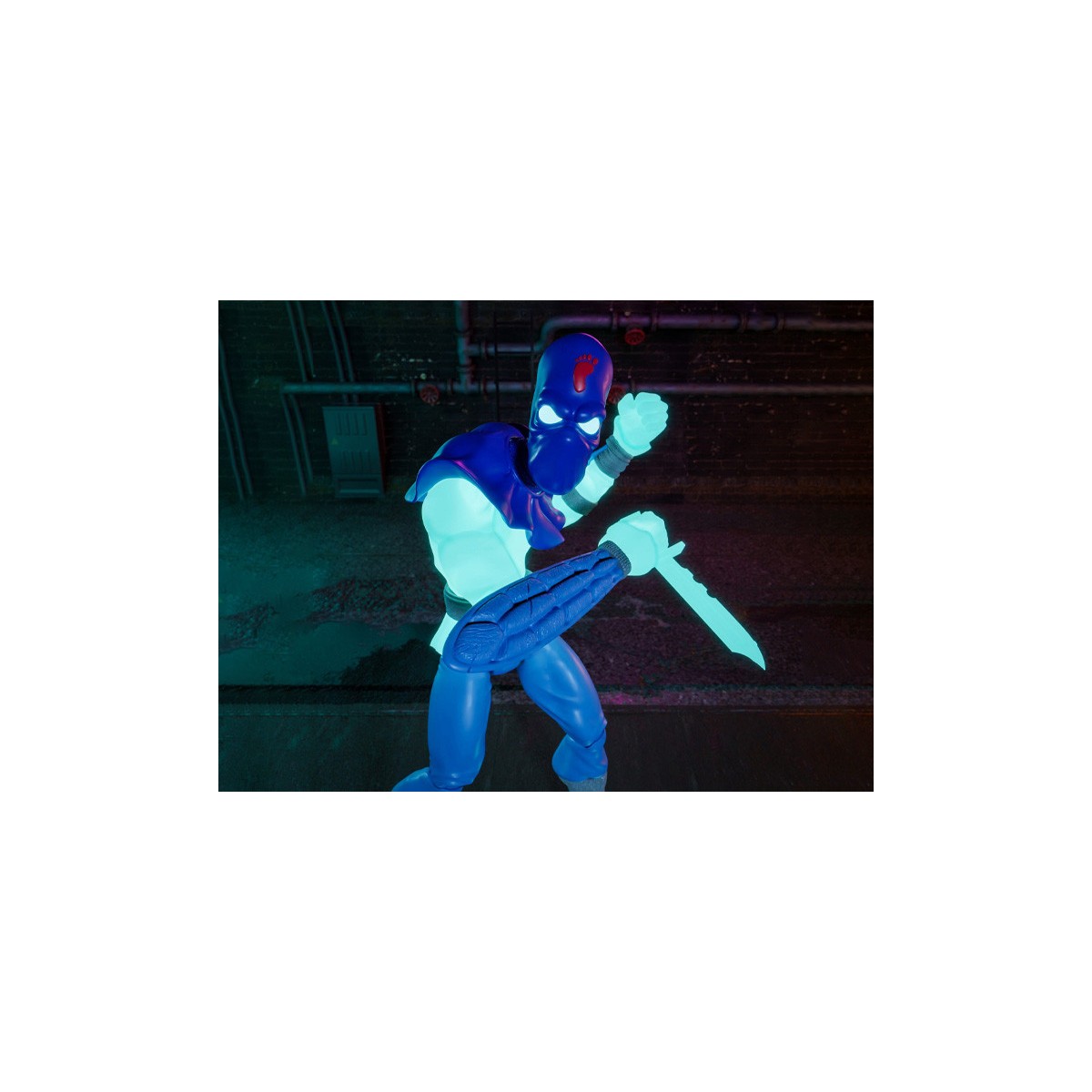Super 7 - TMNT Ultimates GLOW-IN-THE-DARK FOOT SOLDIER Exclusivo - Teenage Mutant Ninja Turtles