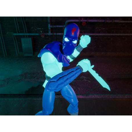 Super 7 - TMNT Ultimates GLOW-IN-THE-DARK FOOT SOLDIER Exclusivo - Teenage Mutant Ninja Turtles