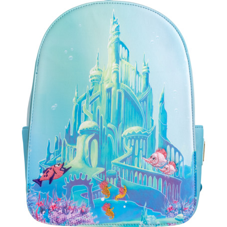 Disney La Sirenita - Loungefly Mini Mochila Castillo 