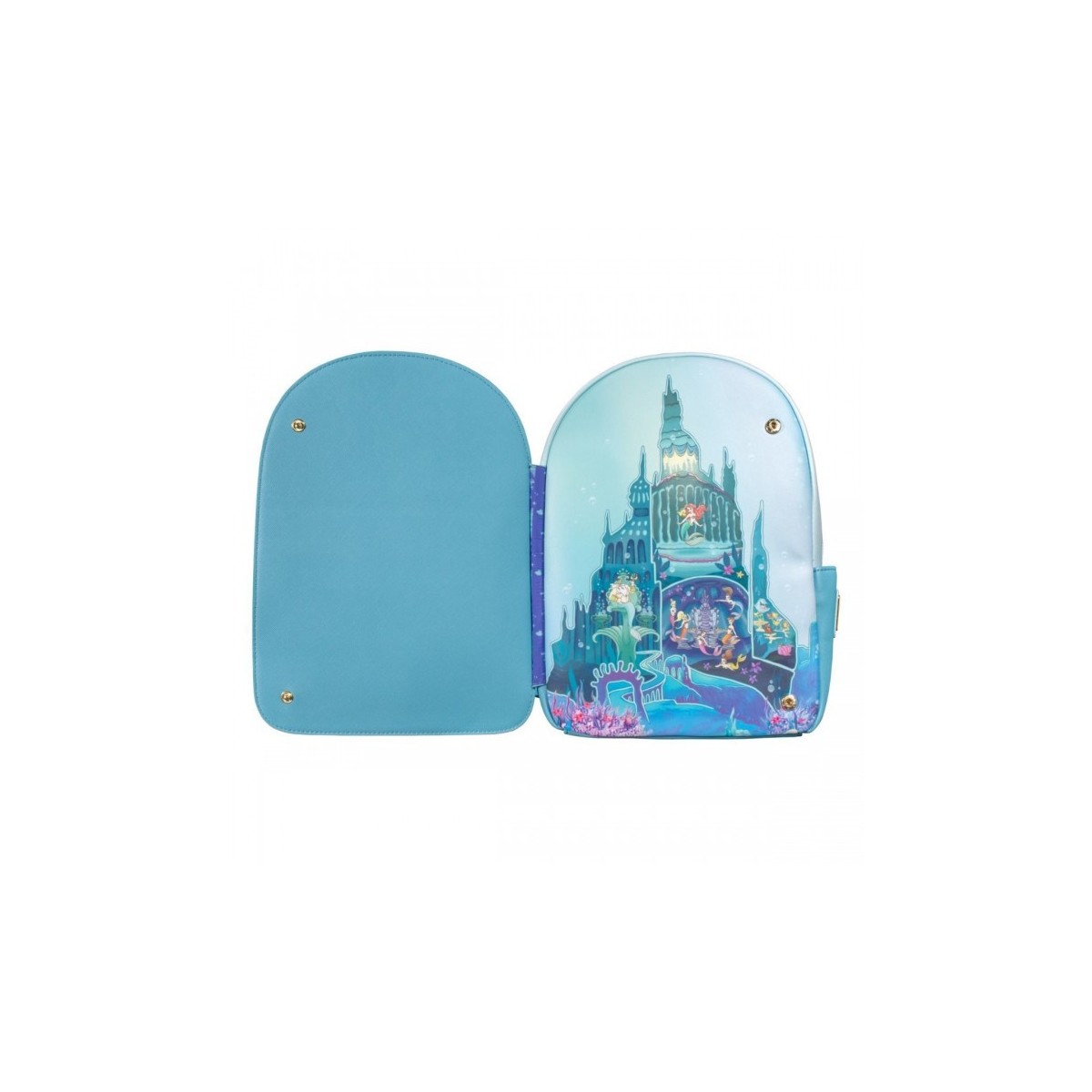 Disney La Sirenita - Loungefly Mini Mochila Castillo 