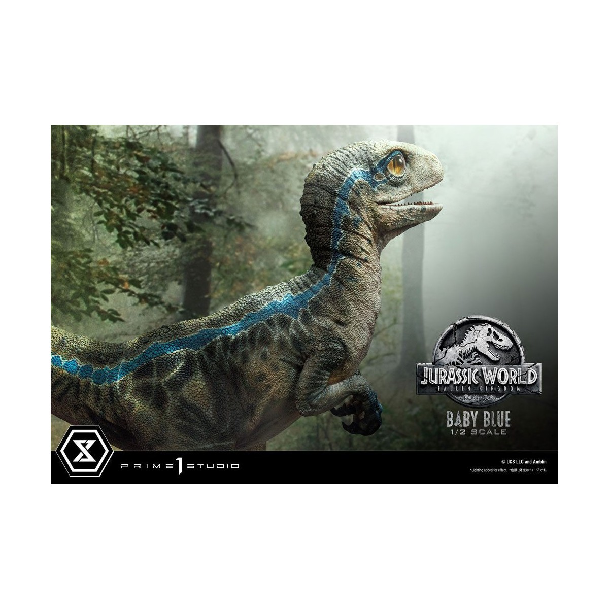 Prime 1 Studio - Jurassic World: Fallen Kingdom - Estatua Baby Blue 1/2 Escala