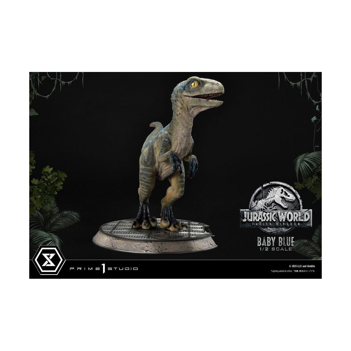 Prime 1 Studio - Jurassic World: Fallen Kingdom - Estatua Baby Blue 1/2 Escala