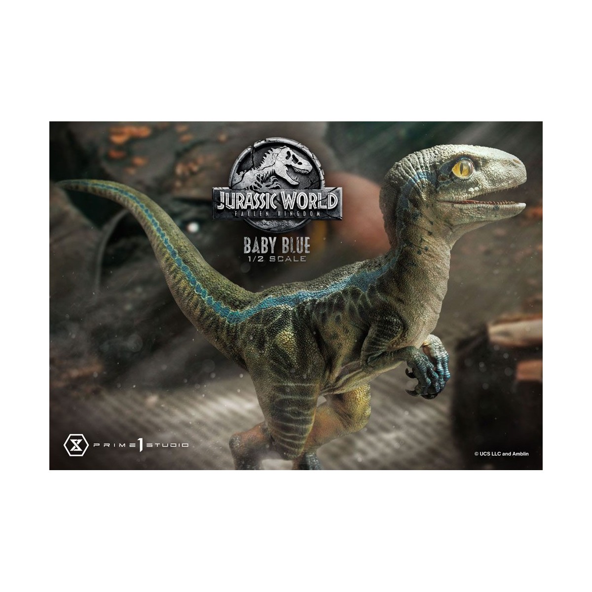 Prime 1 Studio - Jurassic World: Fallen Kingdom - Estatua Baby Blue 1/2 Escala