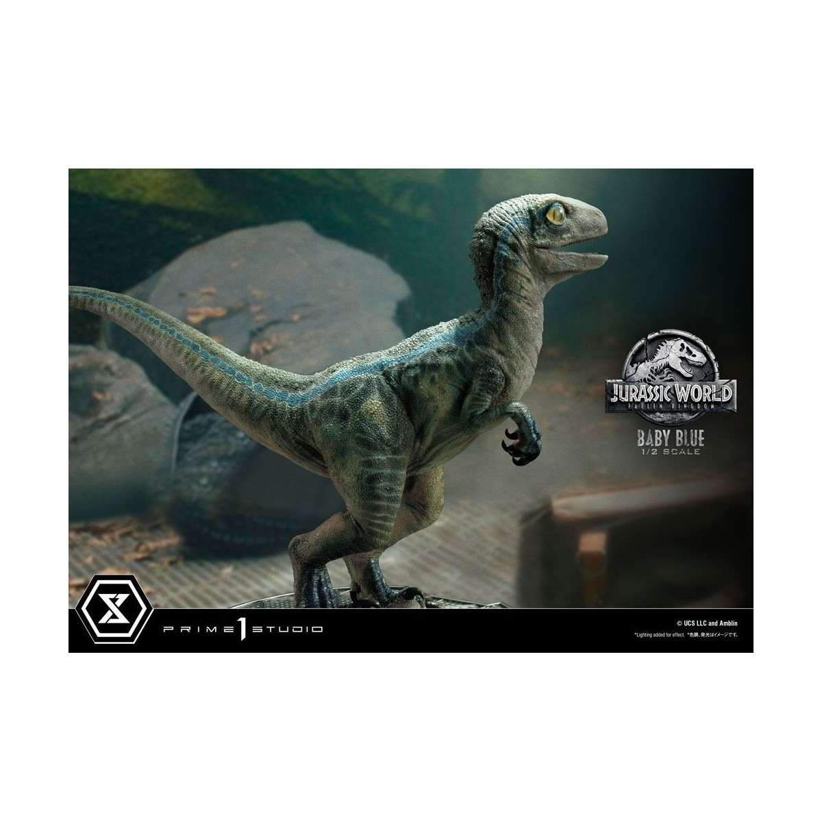 Prime 1 Studio - Jurassic World: Fallen Kingdom - Estatua Baby Blue 1/2 Escala