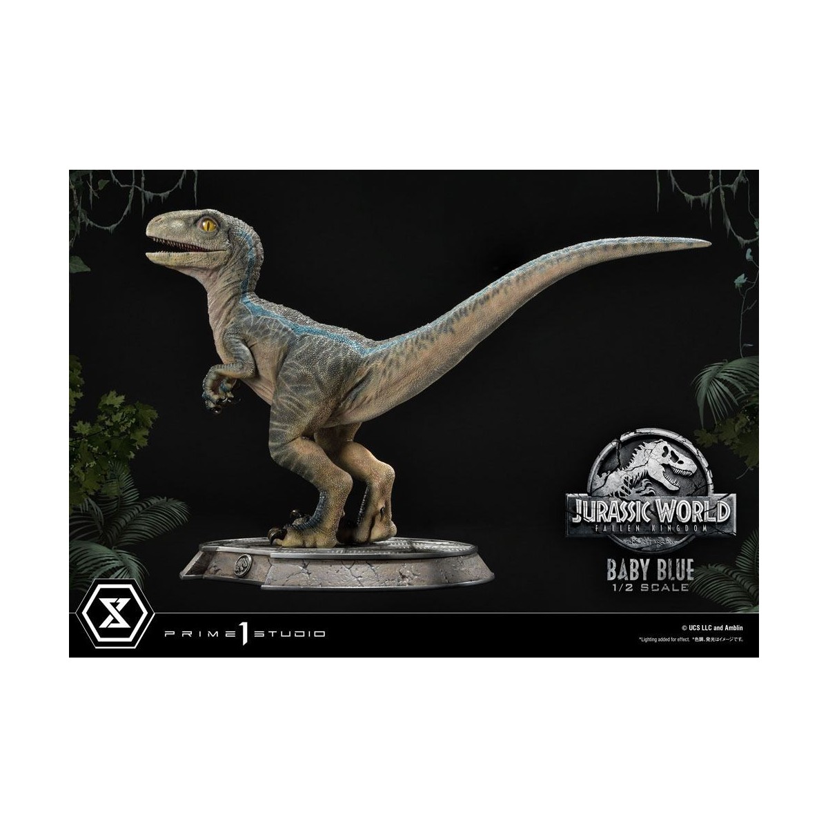 Prime 1 Studio - Jurassic World: Fallen Kingdom - Estatua Baby Blue 1/2 Escala