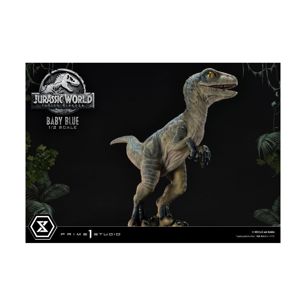 Prime 1 Studio - Jurassic World: Fallen Kingdom - Estatua Baby Blue 1/2 Escala