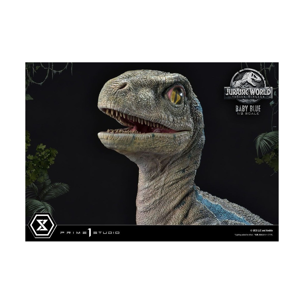 Prime 1 Studio - Jurassic World: Fallen Kingdom - Estatua Baby Blue 1/2 Escala