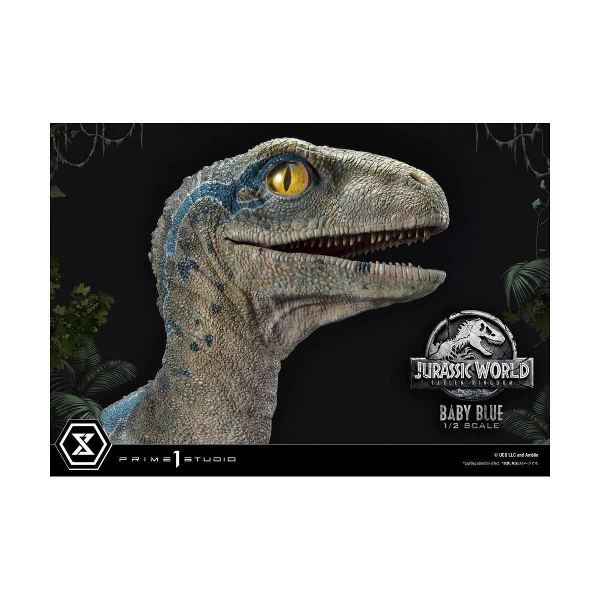 Prime 1 Studio - Jurassic World: Fallen Kingdom - Estatua Baby Blue 1/2 Escala