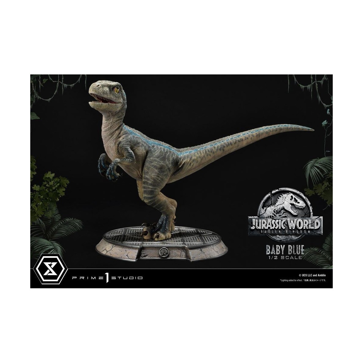 Prime 1 Studio - Jurassic World: Fallen Kingdom - Estatua Baby Blue 1/2 Escala