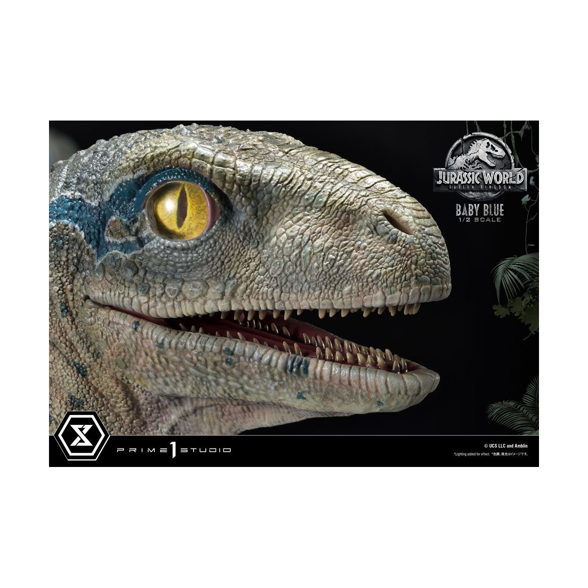 Prime 1 Studio - Jurassic World: Fallen Kingdom - Estatua Baby Blue 1/2 Escala