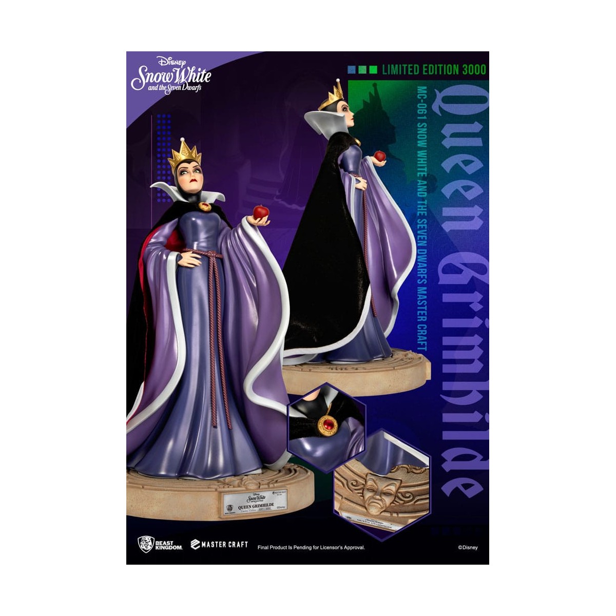 Beast Kingdom Disney Blancanieves y los 7 Enanitos - Reina Grimhilde Master Craft 